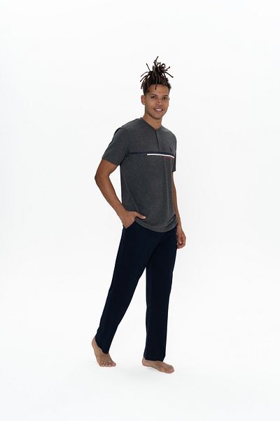 U.S. Polo Assn. Uspa Men's Flap Collar Pajama Suit