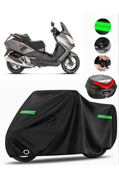 MotoEN بيجو ساتيليس 250 حقيبة خلفية متوافقة مع القماش المشمع للدراجات النارية...