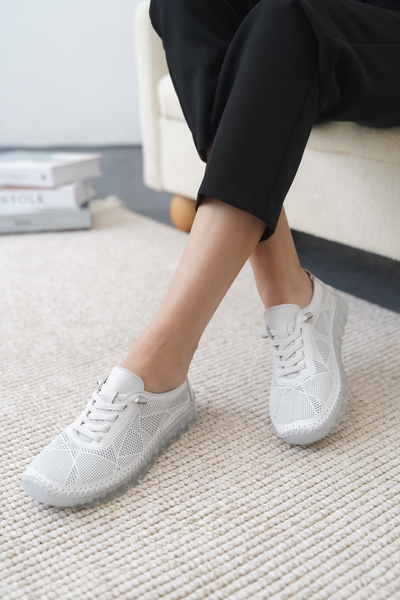 Cananın Pabuçları KCL 34-34 ΑΘΛΗΤΙΚΑ ΠΑΠΟΥΤΣΙΑ ΜΕ ΒΑΣΗ ΤΖΕΛ, ΓΝΗΣΙΟ ΔΕΡΜΑ