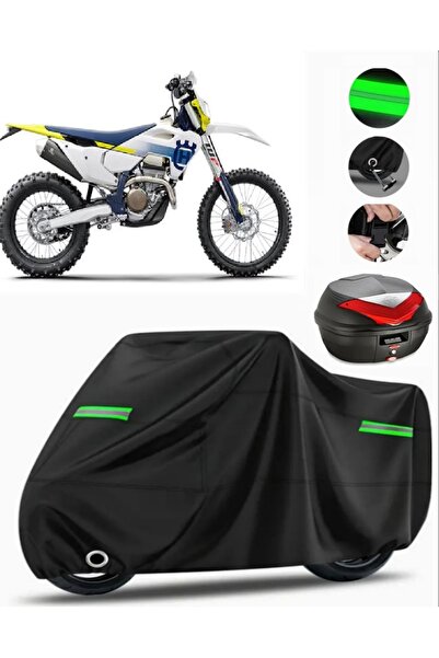 MotoEN Husqvarna Fe 250 Topcase Compatible Motorcycle Tarpaulin Premium (Lock...