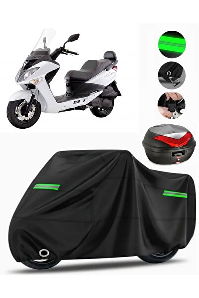 MotoEN Sym joyride evo 200 rear bag compatible motorcycle tarpaulin premium (...