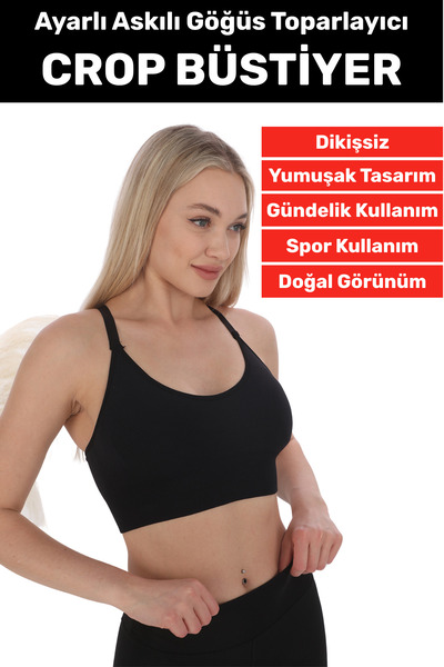 Wintoup Bustieră pentru îmbunătățirea pieptului, pentru prevenirea căderii, p...