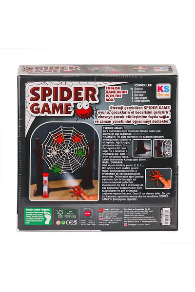 Ks Puzzle 25131 Spider Game Tr-Eng -Ks Games