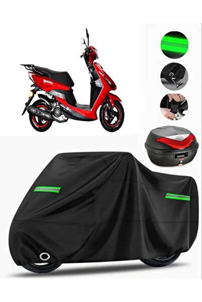 MotoEN Yuki Casper S 50 Topcase متوافق مع القماش المشمع للدراجات النارية Prem...