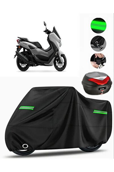 MotoEN Yamaha Nmax 155 Rear Bag Compatible Motorcycle Tarpaulin Premium (Lock...