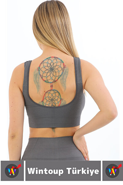 Wintoup Спортивний бюстгальтер з товстими бретелями, що підтягує груди та запобігає провисанню, для щоденного використання