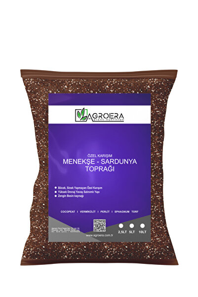 AGROERA Menekşe Ve Sardunya Toprağı Özel Karışım Afrika Menekşe Ve Sardunya T...