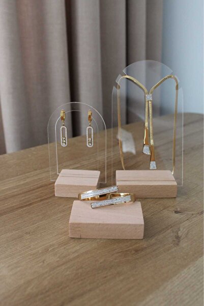 Romea Zirkon Taşlı İtalyan Zincir Kolye & Bileklik & Küpe Takı Seti, Çelik Takı Set, Zarif Hediyelik Set