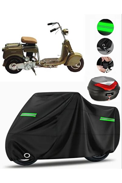 MotoEN حقيبة Lambretta Innocenti الخلفية المتوافقة مع القماش المشمع للدراجات ...