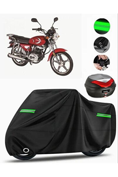 MotoEN Bisan Atlas 125 حقيبة خلفية متوافقة مع القماش المشمع للدراجات النارية ...