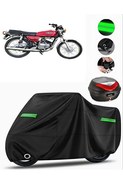 MotoEN Yamaha Rx 135 Rear Bag Compatible Motorcycle Tarpaulin Premium (Lock C...