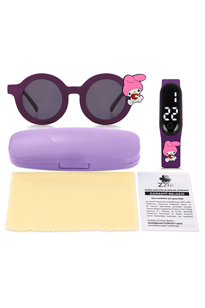 Zzla Uv400 Protection Children's Sunglasses Waterproof Touch Led Children's W...