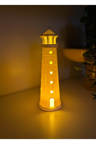 Zülba Home Deniz Feneri Dekor Led Mumlu
