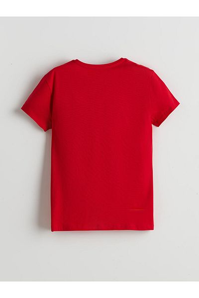 LC Waikiki Lcw Kids Crew Neck Plain Combed Cotton Girls T-Shirt