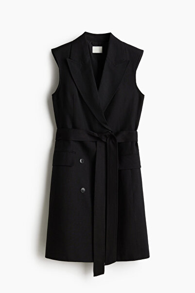H&M Keten Karışımlı Blazer Elbise