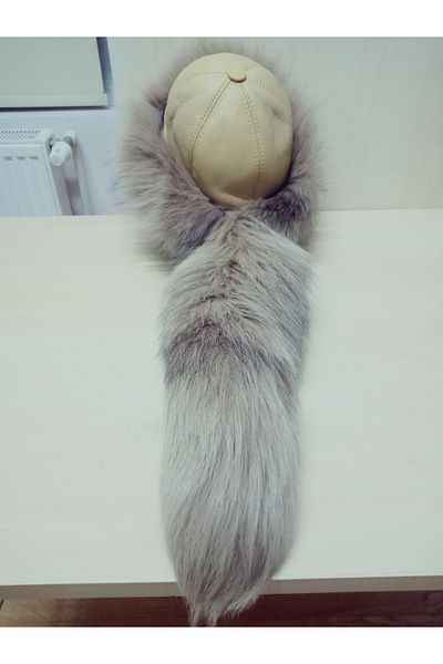 hoaryage Unisex Καπέλο με ουρά Wolf Chimp Bork