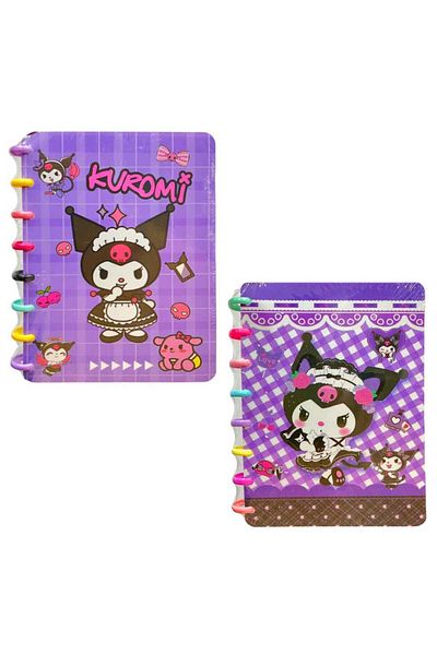 MOTTO Kuromi Color Spiral A5 Notebook