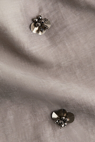 H&M İşlemeli İnce Etek