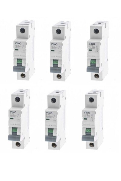 VİKO Viko Sigorta 6 Lı Otomatik Sigorta Seti 16-20-25-32 Amper