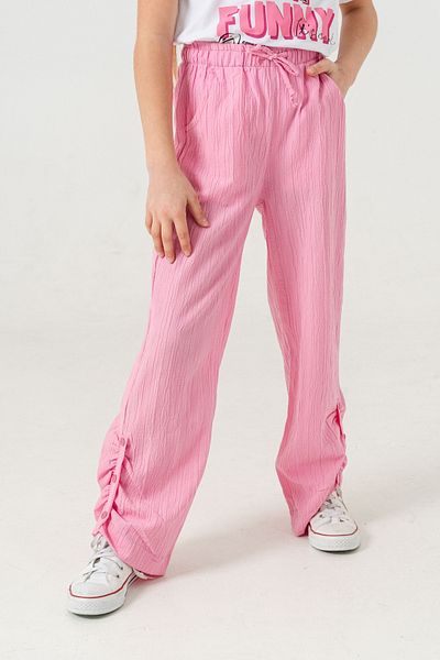 GİYİCEM TEKSTİL Girl's Trousers 2559 - Side Leg and Shirred