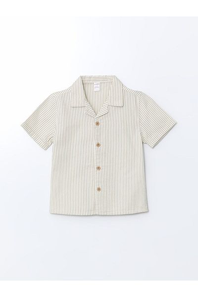 LC Waikiki Lcw Kids Striped Boy's Linen Shirt