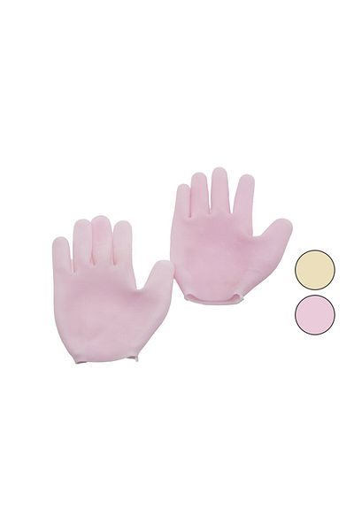 Go İthalat Silicone Colored Gloves 1 Pair Moisturizing Natural Healthy Looking (4808)