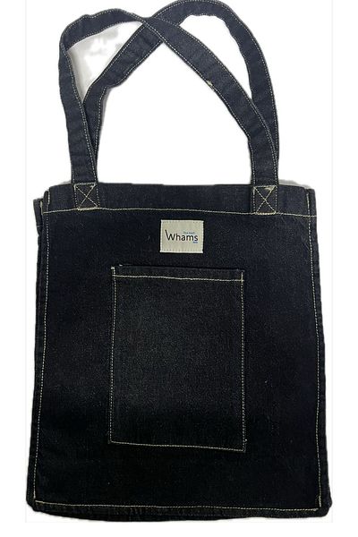AKTEZ-EL Geantă de mână cu buzunar detaliat din denim