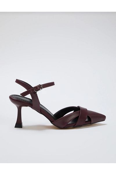 S.N.S SHOES Moda Ayağınızda Thin Heeled Women's Classic Shoes Pointed Toe