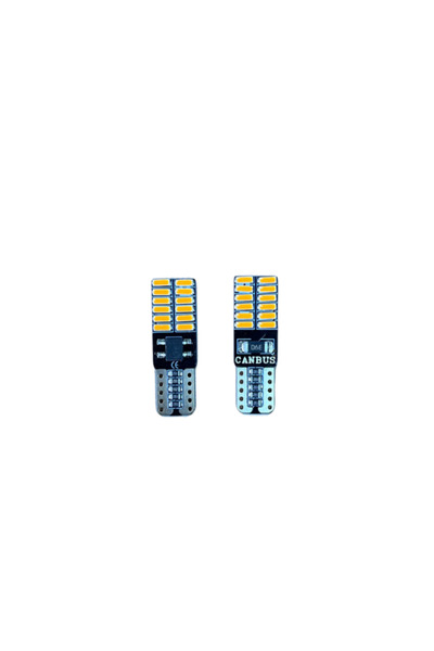 DEMİRLED T10 24 Ledli Dipsiz Canbus Sarı ( Amber ) LED Park Plaka Tavan Aydın...