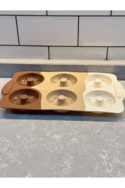 KirazEv Silikon Pasta ve Kek Kalıbı Şekilli Çikolata Kalıbı Muffin Yapışmaz K...