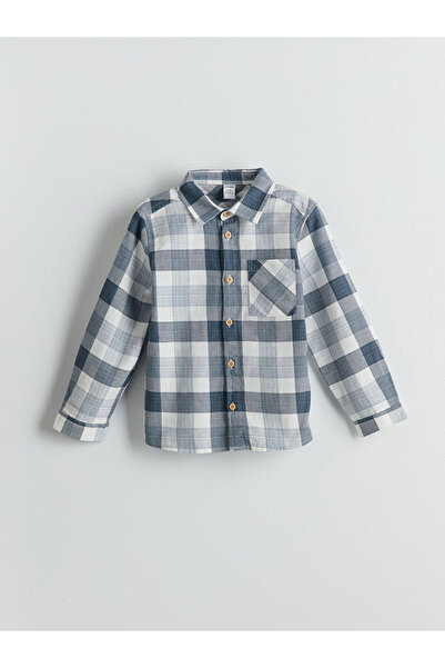 LC Waikiki Cămașă pentru băieți LCW Kids ecosez cu model