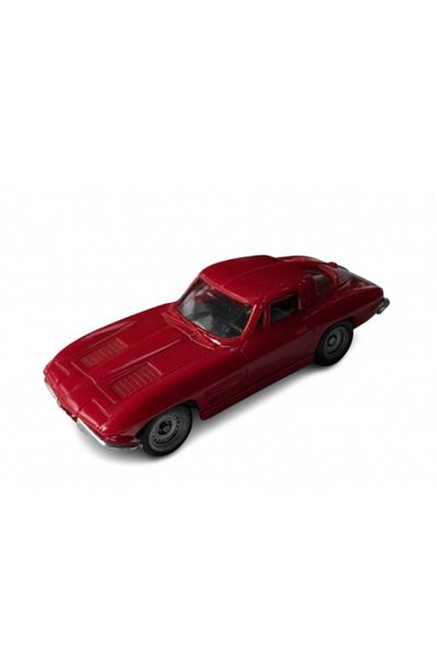 MonoGram 1:87 HO Scale 1963 Chevrolet Corvette Stingray Classic Model Car - Red
