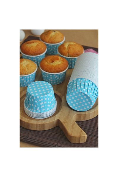 BENS Pack of 25 Blue Polka Dot Pet Capsules - 50X39