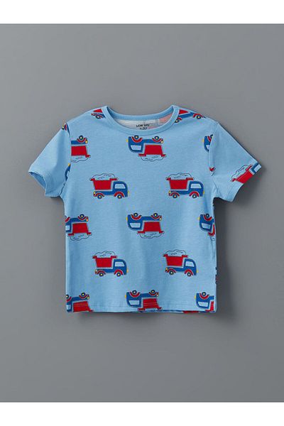 LC Waikiki LCW baby Crew Neck Short Sleeve Printed Baby Boy T-Shirt