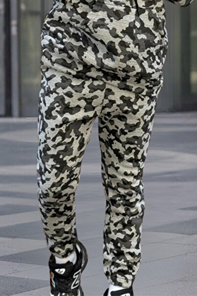 YAKAMEL Pantaloni de trening pentru bărbați, model premium, cu manșete elastice