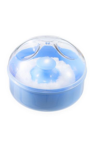 LUQU BABY Powder Puff-Blue -Pack of 10