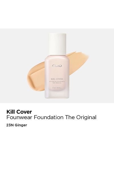 CLIO Cleo Kill Cover Funwear Original Foundation #23n Ginger 35ml