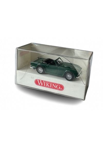 WİKİNG Wiking 1:87 Tr4 Cabriolet - British Racing Green Model Car