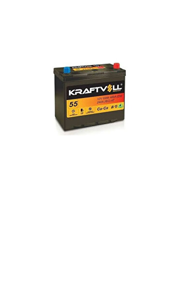 Kraftvoll AKU 12V 55 AH NS60 238×129×227 TAM KAPALI DAR JAPON - KRAFTVOLL 180...