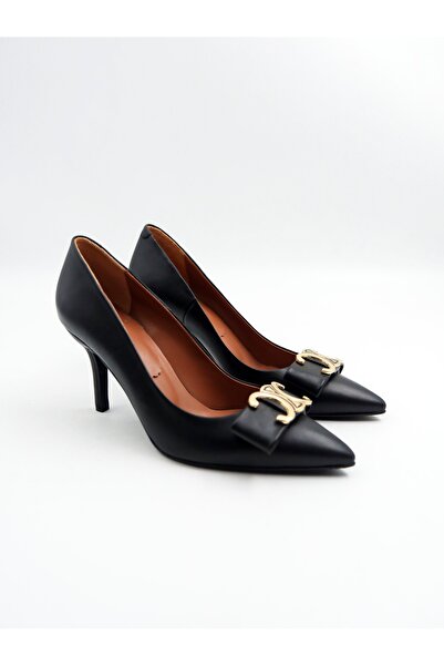 Tenau حذاء نسائي أسود من الجلد الطبيعي