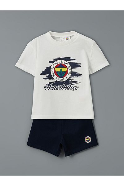 LC Waikiki Printed Baby Boy Pajama Set with Shorts