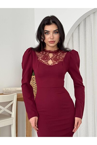 Butik فستان إيدوليكا بورت بتفاصيل دانتيل