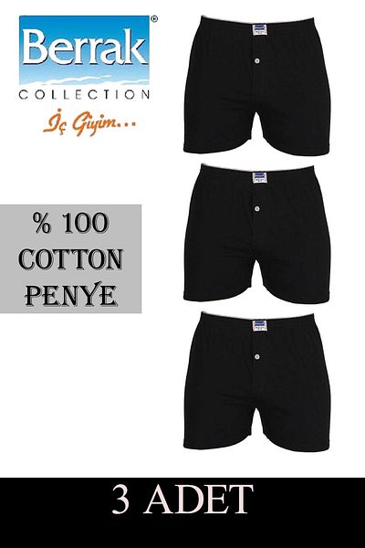 Berrak Combed 3-Pack Boxer Collar Cap Shoes
