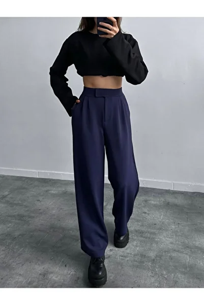 Ovebu Velcro palazzo trousers