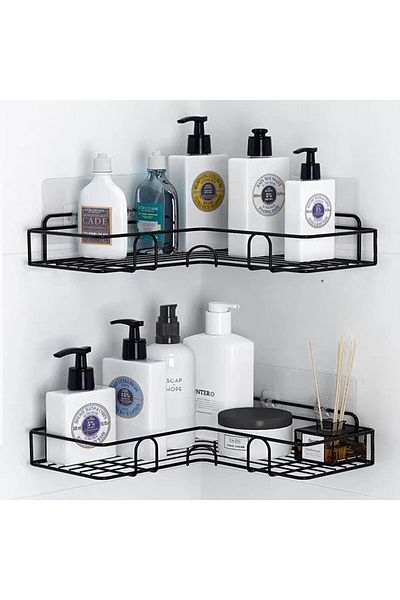 ALMUFARREJ Corner Wall Shelf Bathroom Storage And Organization