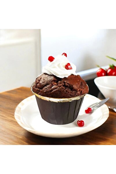 artizanmutfak Bens Cup Cake | Sufle Kapsülü | Muffin Kapsülü Kahverengi Aseta...