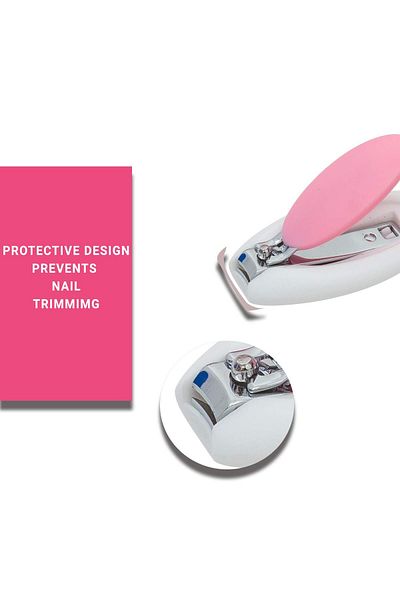 LUQU BABY Luqu Nail Clipper Egg Shape-Pink-Pack of 2