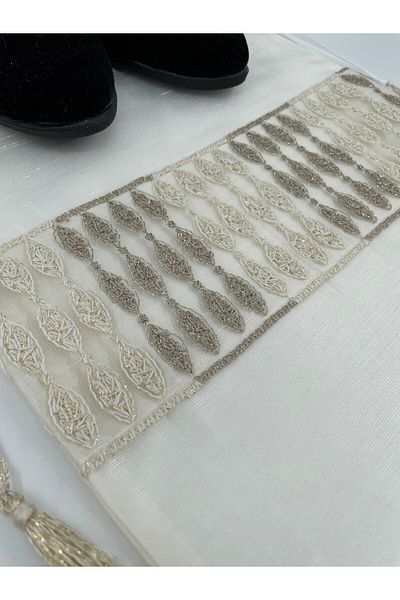 Lurji Πακέτο Dowry Exquisite Guipure Λεπτομερής τσάντα παπουτσιών Κομψή και φυσική προστασία για πλυντήριο παπουτσιών
