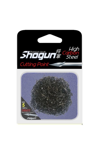 Shogun 1522 Best Kirby Siyah Çapraz 100 lü Olta İğnesi No:2