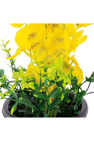 AKDC Artificial Plant L(13CM) XW(13CM) XH(46CM) Green & yellow